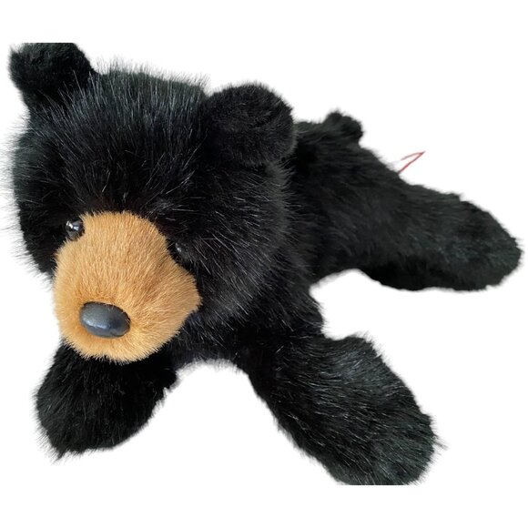 13" Black Bear Douglas Plush Stuffed Animal Cuddle - Picture 4 of 5